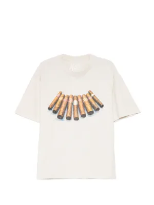 Melt cigar-print T-shirt
