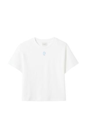 Claudie Pierlot embroidered cotton T-shirt