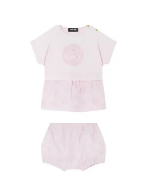 Versace Kids graphic-print dress set