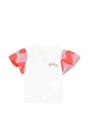 Stella McCartney Kids ruffled T-shirt