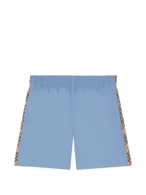 Burberry Kids Check-trim swim shorts