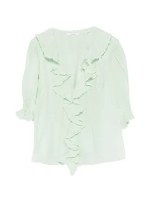 DÔEN Henri ruffled blouse 