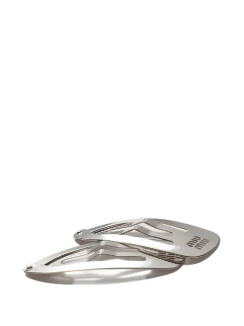 Miu Miu metal hair clips
