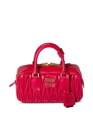 Miu Miu Arcadie Matelass&eacute; nappa leather bag