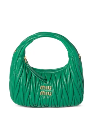 Miu Miu Wander matelass&eacute; nappa-leather bag