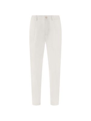 Boggi Milano darted drawstring trousers