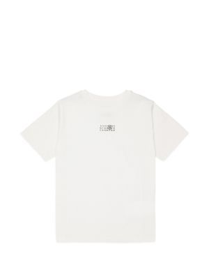 MM6 Maison Margiela Kids logo-patch T-shirt