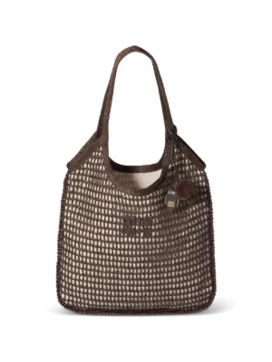 Miu Miu Ivy raffia crochet bag