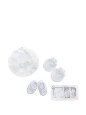 Andywawa lace-trim bow-detail set