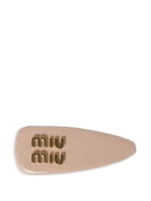 Miu Miu patent-leather hair clip