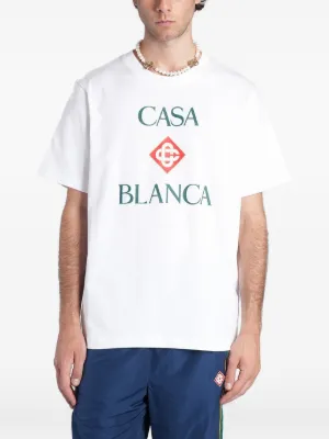 Casablanca logo-print T-shirt