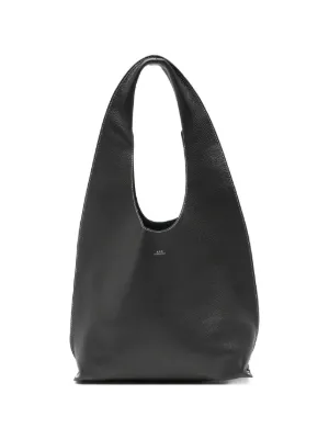 A.P.C. Le Neige grainy-leather shoulder bag