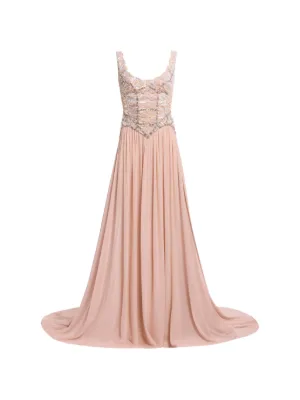 Elie Saab embroidered corset maxi dress