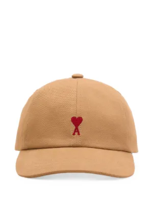 AMI Paris cotton cap with Ami de Coeur