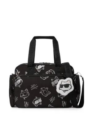 Karl Lagerfeld Kids Choupette-print changing bag