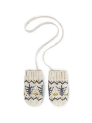 Bonpoint Thuri Fair Isle-knit mittens