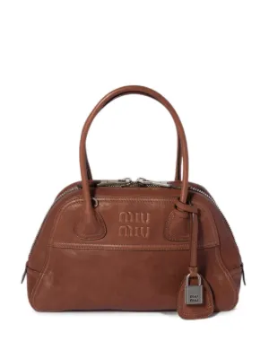 Miu Miu Vivant nappa leather bag