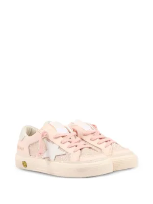 Golden Goose Kids May glitter-detail sneakers