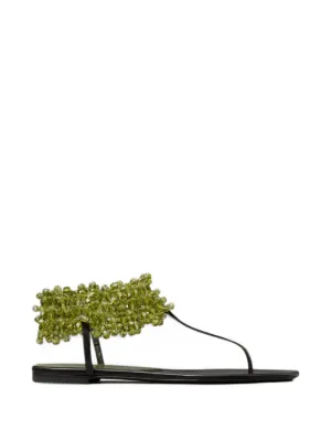 Tory Burch beaded flat sandals
